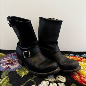 Frye Black Leather Footwear